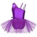 inhzoy Maillot de Ballet Charol para Niña Vestido Tutú de Danza Clásica...