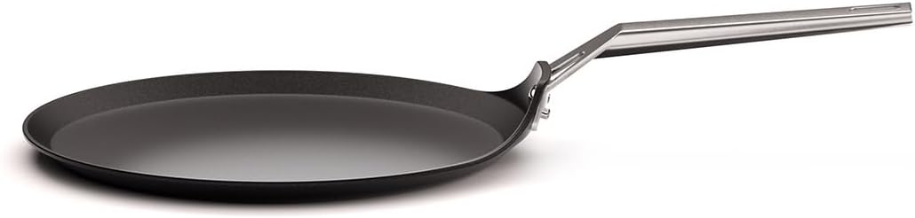 Valira Aire Reinforced Non-Stick Scratch Resistant Cast Aluminum Crepe Pan, 11-Inch
