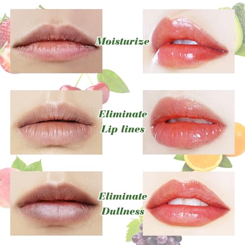 Sularpek 6 Pcs Hydrating Lip Glow Oil, Roll On Lip Gloss Set, Fruit Flavored Lip Gloss Set, Transparent Plumping Lip Gloss Natural Shiny, Lipstick Long Lasting Lip Care for Women & Girl - Image 6