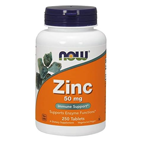 NOW Foods Zinc 50 mg Tablets Cover