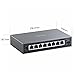 XikeStor 9-Port 2.5G Web Managed Ethernet Switch, VLAN/QoS/STP/IGMP/LACP Supported, Fanless Easy Smart 2.5Gb Network Switch, Aluminum Housing, Desktop/Wall-Mount