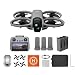 DJI Avata 360 Fly More Combo (RC 2) mit Zubehör, 360°-Drohne mit 1-Zoll-8K-Imaging für FPV- und Luftaufnahmen, 360°-Kameradrohne mit Propellerschutz, 3 Akkus