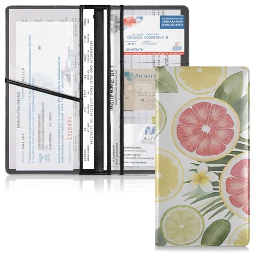 Organizador para vehículo Slim de cuero miniatura 6