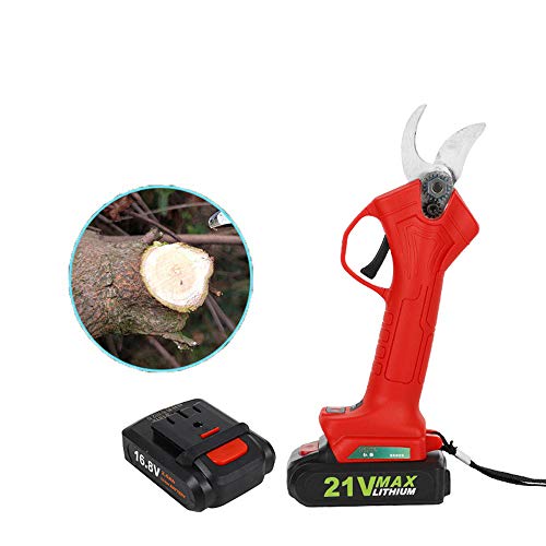 C-TK Garden Shears Electric Pruning Shears, Fruit Trees/Shrub Branches,2 Lithium Batteries Meet 8-10 Hours of Working Time Maximum Cutting Diameter 30Mm/25Mm,16.8V25MM