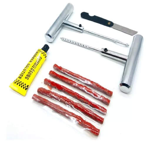 Kit Reparo Remendo Borracheiro Pneu Sem Câmara Carro Moto