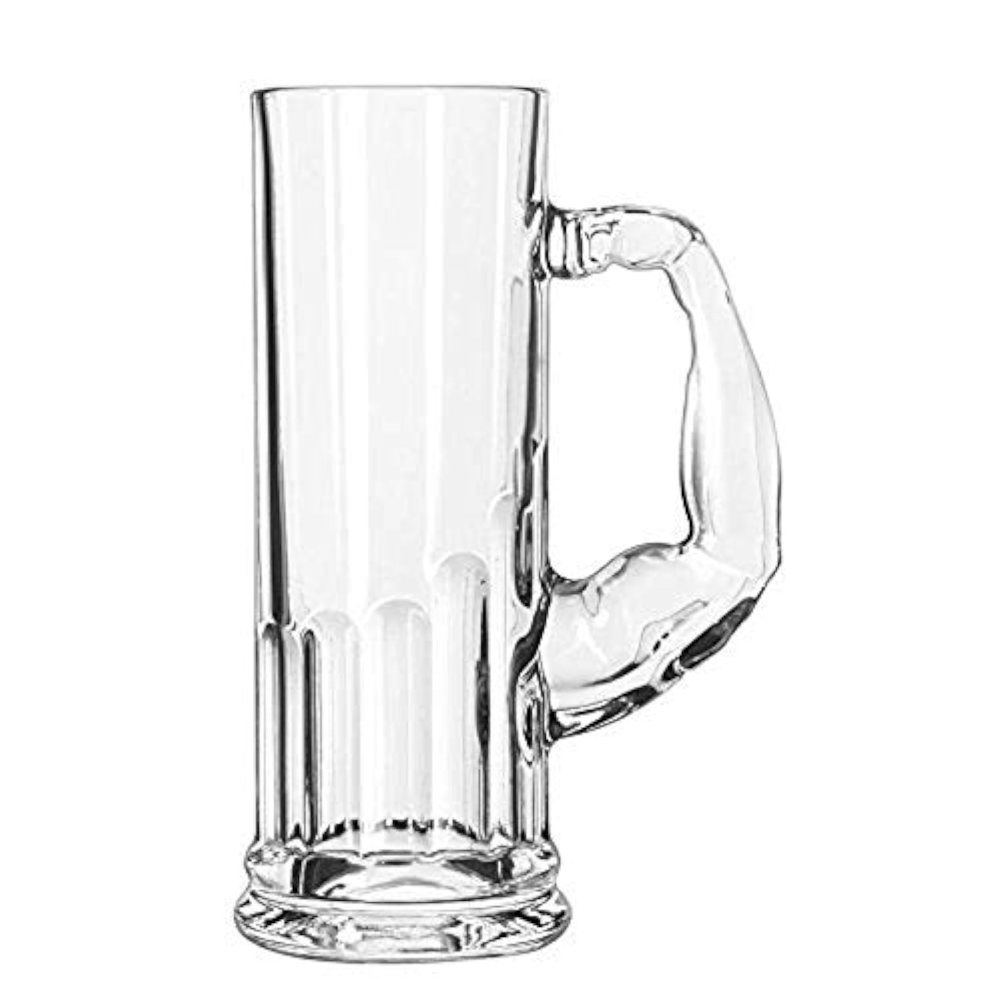 Beer Mugs, 600 ML Large Muscle Handle Shaped Drinking Mug