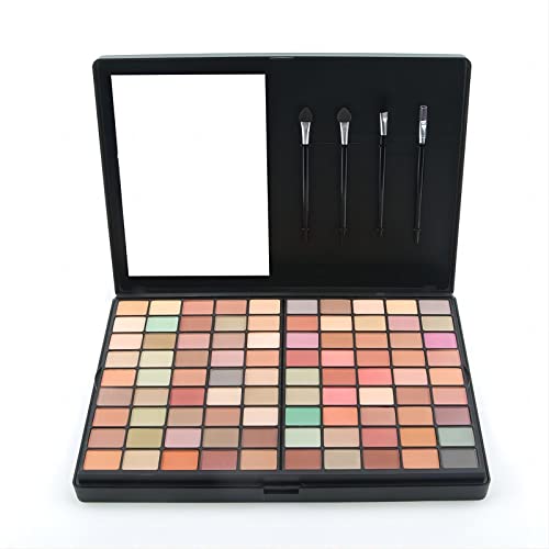 Professional Multi-in-one Makeup Gift Kit for Women - 90 eyeshadow Palette,8 Lipstick Set Lips,8 blush,5 concealer,4 brushes With Mirror,for girls, beginners and professionals Gift Kit - Image 3