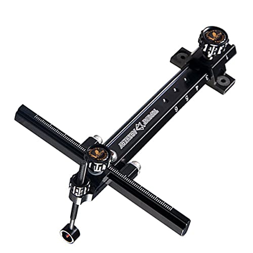2 Pcs Recurve Bow Sight Single Pin Red Aiming Point Stainless Steel - View #10