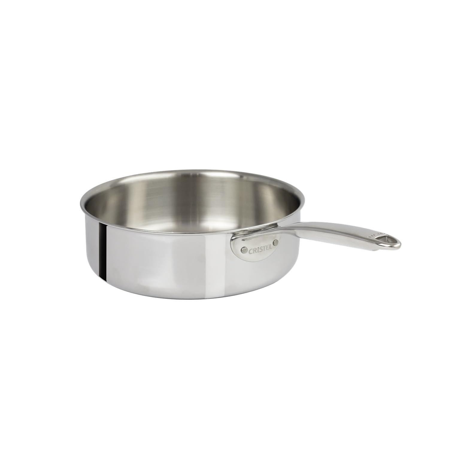 Cristel Castel Pro 5 PLY, sauteuse inox 24 cm, 5 plis