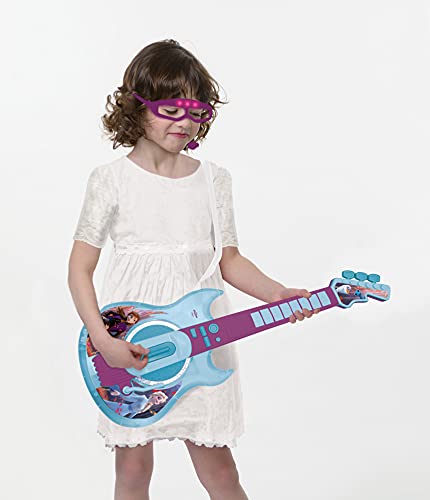 Lexibook, Frozen, Light-Up Electronic Guitar with microphone, glasses with microphone, melodies, 2 game modes, MP3 input - Image 4