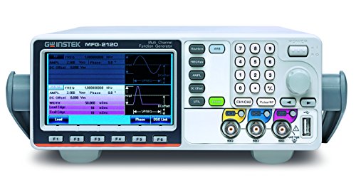 GW Instek MFG-2120 MFG-2000 Multi-Channel Arbitrary Function Generator with Pulse Generator, 20 MHz, Single Channel