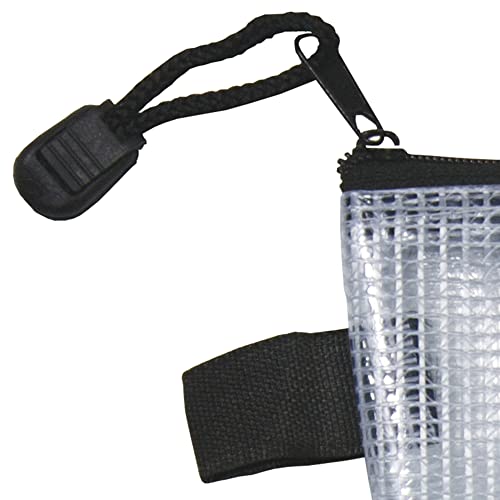 eco-eco Micro 95% Recycled Super Strong Bag, Waterproof Mesh Tuff Bag, Reinforced Black Zip Closure, 13x8cm, eco122 - Image 2