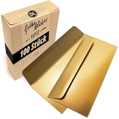 Enveloppes Japun dorées (100 pièces) Cover