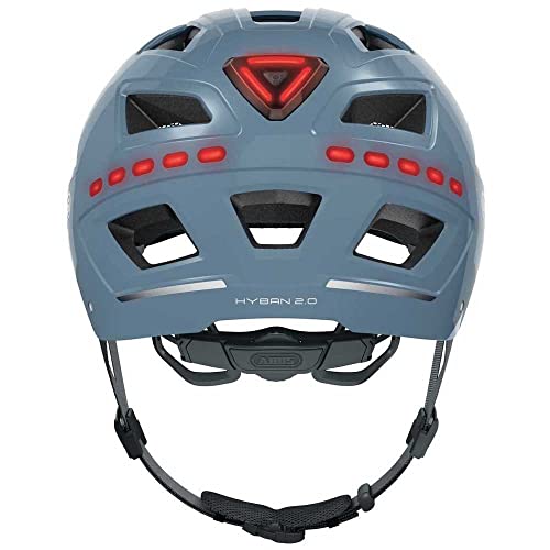 ABUS 66711 Fahrradhelm, Blau (Signal glacier), M (52-58 cm) – Ansicht 2