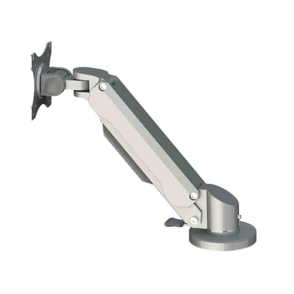 Aioneer Monitor Arm Silver Single Arm Tabletop Monitor Stand Suitable For 15-32 Inches With A Load-Bearing Capacity Of 15Kg Monitor Mount Arm