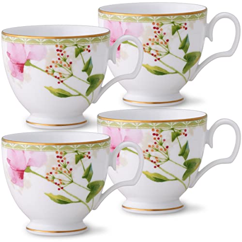 Noritake Poppy Place Cup, 8 oz., Set of 4 in White