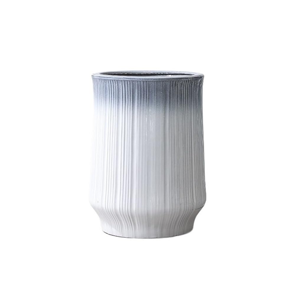 Z4T8M2K6G5 Indoor Plant Pots Nordic Ceramic Flower pot for Home Use, Extra Large Living Room Floor to Ceiling Gradient Color Raised Plant Pot Garden Planters(Large)