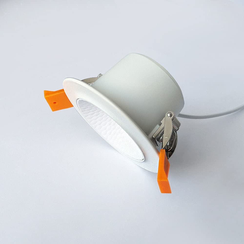 BHGFYXBS Recessed Accent Spot Lights Led Ceiling Downlight, Flush Mount Ceiling Lamp Fixture, 15W Directional Spotlight Indoor Down Lighting, Living Room Corridor Ceiling Spotligh,3000k