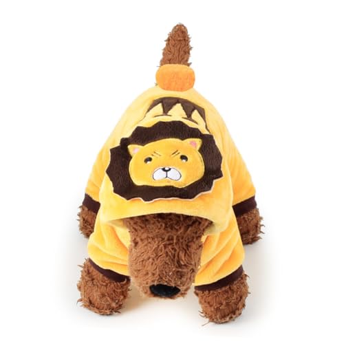 Disfraz León para Perros XS de Coral Fleece miniatura 6
