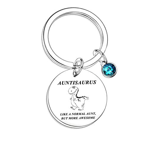 Nfyxcaz Mother’s Day Gifts For Auntie Special Auntie Gifts Auntie Gifts Auntie Gifts From Niece Nephew Auntie Christmas Birthday Gift Aunt Keyring (AUNTISAURUS)