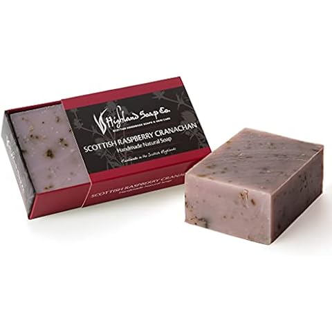 The Highland Soap Company Seife Wild Scottish Raspberry Cranachan 190g Cover