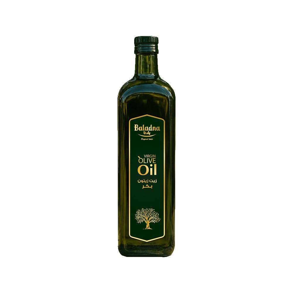 Baladna Natives Olivenöl Extra 900 g x 12 | Kaltgepresst | Ideal für Salate, Würzen, Marinieren & Kochen | Vegan | Glutenfrei | Halal | Keto | Auch zur Pflege von trockenem, sprödem Haar geeignet
