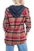 Legendary Whitetails Women's Lumber Jane Hooded Flannel Shirt, Falling Leaves Plaid, XX-Large