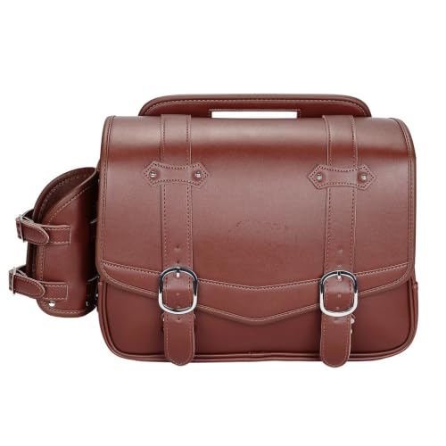 Sacoches latérales de moto 15L en cuir pour un road trip en XL1200NS