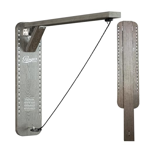 Ringo Weatherproof Wall Mounted Hook and Ring Game with Collapsable