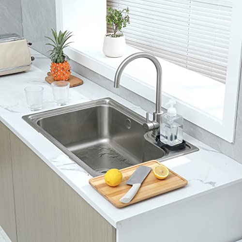 image for MicoYang Silicone Bathroom Soap Dishes with Drain Spout-Bathroom and K