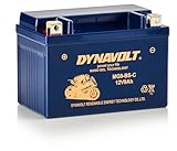 Batterie moto Dynavolt NANO-GEL MG9-BS-C 12V 9Ah 260A, remplace YTX9-BS, dimensions : 150x86x105mm, sans entretien et étanche Batterie moto gel