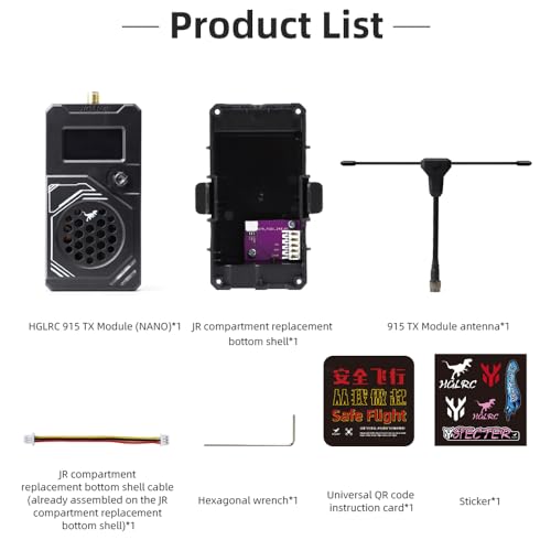 Image of HGLRC ELRS 915Mhz T ONE TX Nano 2W Module Compatible with Jumper T-Pro Remote Control for RC FPV Drone Quad