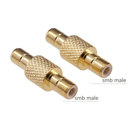 3pcs SMB a SMB Adaptador Conector RF coaxial macho hembra miniatura 2