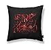 BELUM | Funda de cojín 100% algodón 45x45cm Modelo Fire Blood A | Funda de cojín Game of Thrones | Funda de cojín Tejido Half Panama 100% algodón orgánico