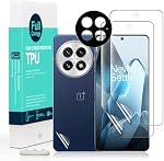 Ibywind 2 Screen Protector for OnePlus 13 5G 6.82"+1 Camera Len Protector+1 Back Film,Flexible TPU Film,HD Clear,Case Friendly,Bubble Free,Easy Install,Fingerprint Compatible