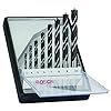 Bosch Professional 8-delige set houtboren met centreerpunt (voor zacht- en hardhout, Ø 3-10 mm, accessoires boor…