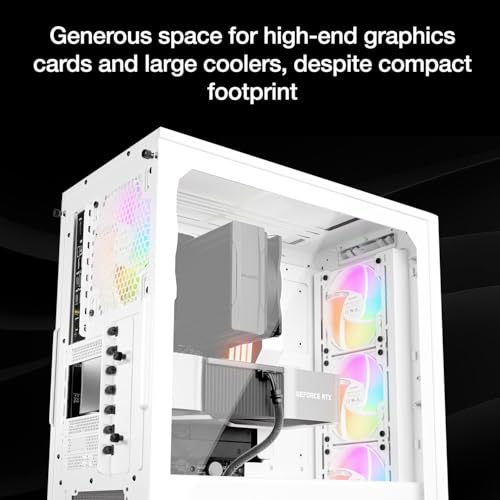 Image of be quiet! Pure Base 501 LX White Mid-Tower ATX Case | High Airflow | 4 Preinstalled Light Wings LX PWM Fans | ARGB Lighting with Controller and PWM hub | Optimized Air Pressure Case | BGW79