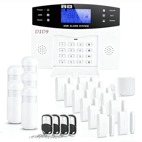 D1D9 Sistema de alarma inalámbrico GSM para el hogar