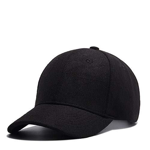 Casquette de baseball en laine grande taille 55-62cm pour homme style hip-hop