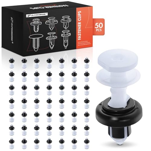 Clips de fixation en nylon pour panneau et plancher compatibles Honda 50pcs