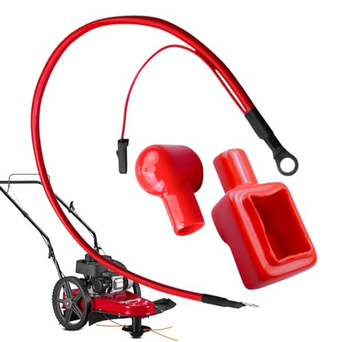 Cable De Cortacésped - Cable Eléctrico De Batería del Tractor | Cable De Batería De Cortacésped Robusto, Núcleo De Cobre Durable | Automotriz Coche ATV RV Marino Aplicaciones De Vé