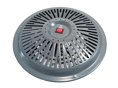 Brasero Eléctrico FM ALFA-900 – 850w de Potencia Regulable - Cable de 1,9m - Diámetro de 39cm - Calefactor Ideal para Mesas Camilla y Hogar