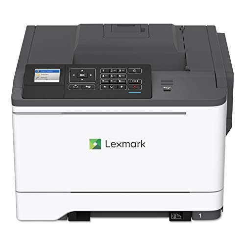  Lexmark Color Single-Function Laser Printer, C2425dw, Duplex Printing, Wireless, with AirPrint (42CC130), Grey
