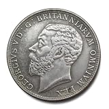 Monete antiche da collezione - Riproduzione artigianale di monete antiche, realizzata con precisione. Riproduzione 1:1 di monete antiche con patina antica. Questa non è una moneta d'argento commerciabile. L'aspetto di ogni moneta ricevuta potrebbe essere leggermente diverso dall'immagine.