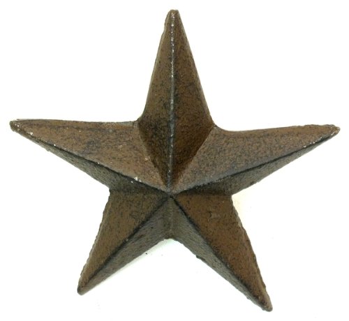 International Wholesale Gifts & Collectibles Cast Iron Nail Star - Large Set of 12, Decoration Items