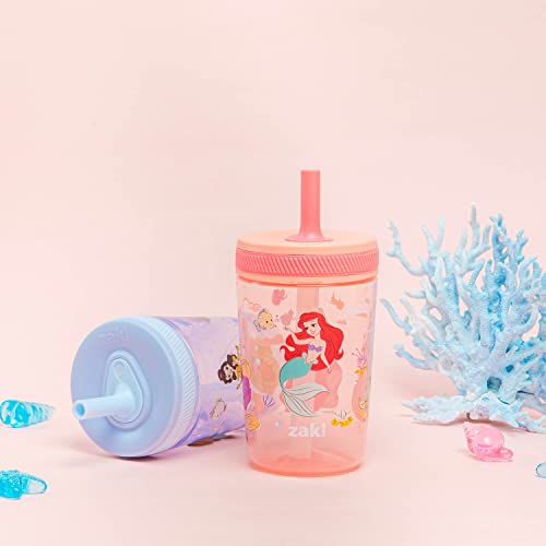 Zak Designs PNSE-U092 Disney Princess Kelso Toddler Cups For Travel Or Home, 15Oz 2-Pack Plastic Sippy Cups thumb #7