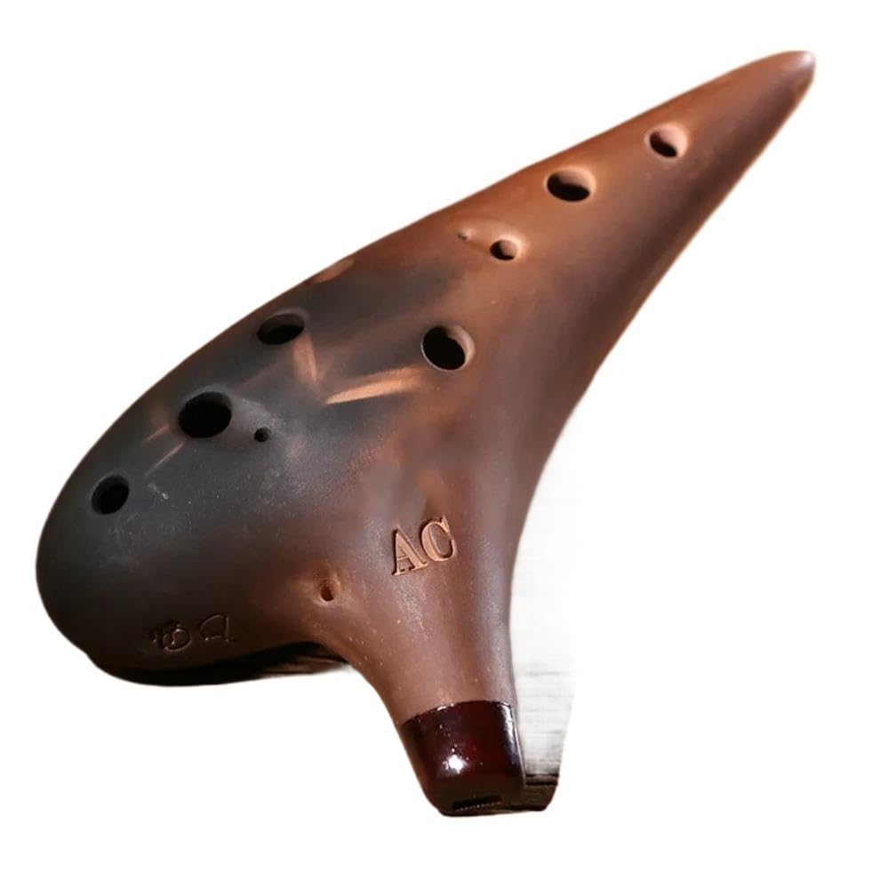 strumento ocarina Ocarina in ceramica 12 fori Bass C Ocarina Accessori per strumenti professionali Strumento Ocarina of Time