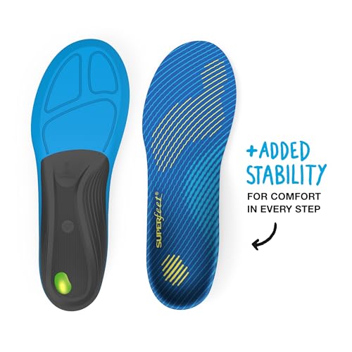 Image of Superfeet Run Support Medium Arch Insoles for Runners with Medium Arch Support & EVOLyte Carbon Fiber - 5.5-7 Men / 6.5-8 Women
