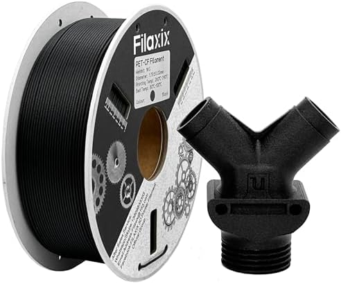 Carbon Fiber PET Filament 1.75mm,Compatible with Bambu LAB, K1C,Q...