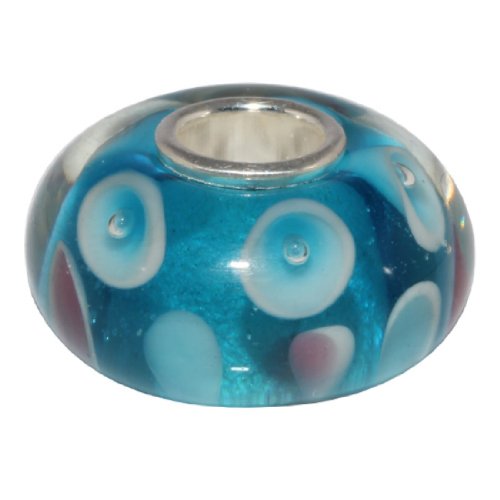 Beads Hunter Charm in vetro di Murano e argento